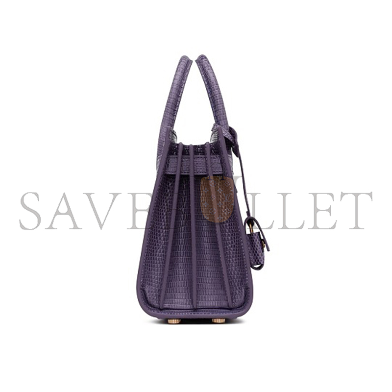 YSL SAC DE JOUR IN LIZARD-EMBOSSED LEATHER - NANO 717440 (22*18*10.5cm)